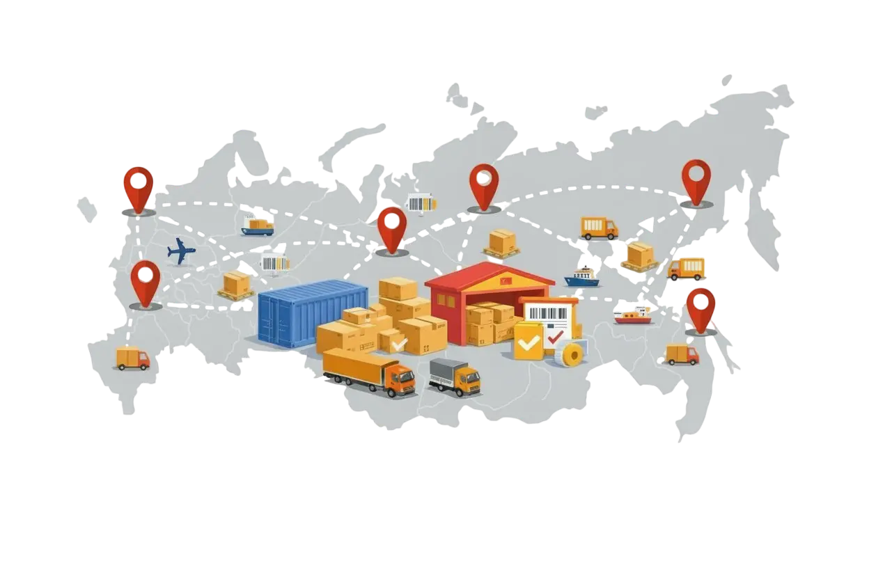 Перевозка сборных грузов из Нижнекамска