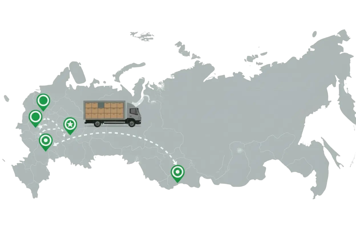 FTL (Full Truck Load) / Полная машина 1/2/5/10/20 тонн из Нижнекамска