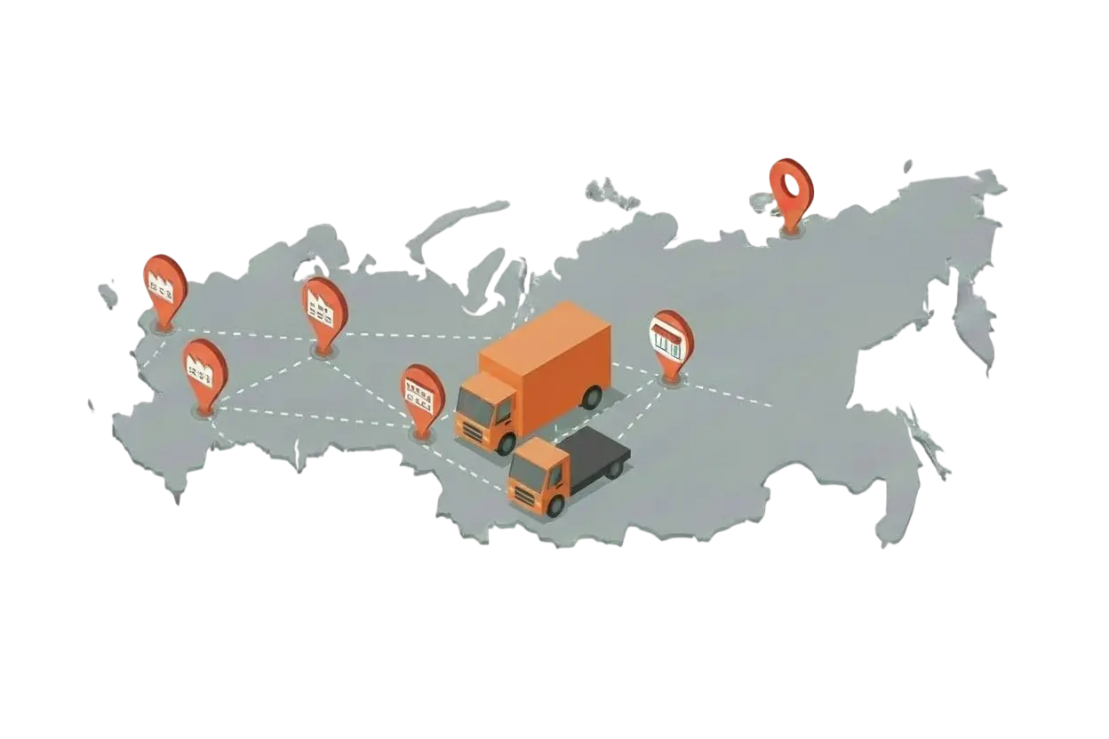 Доставка груза в строймаркеты из Нижнекамска