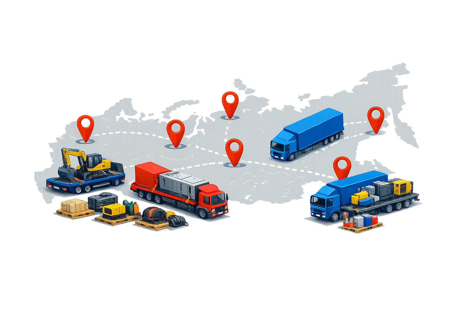 Перевозка оборудования в Нижнекамске